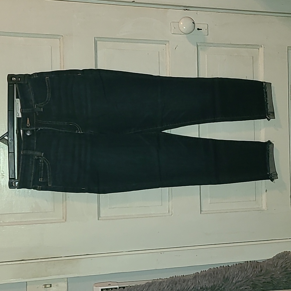 So Women's Dark Wash Skinny Crop Jeans